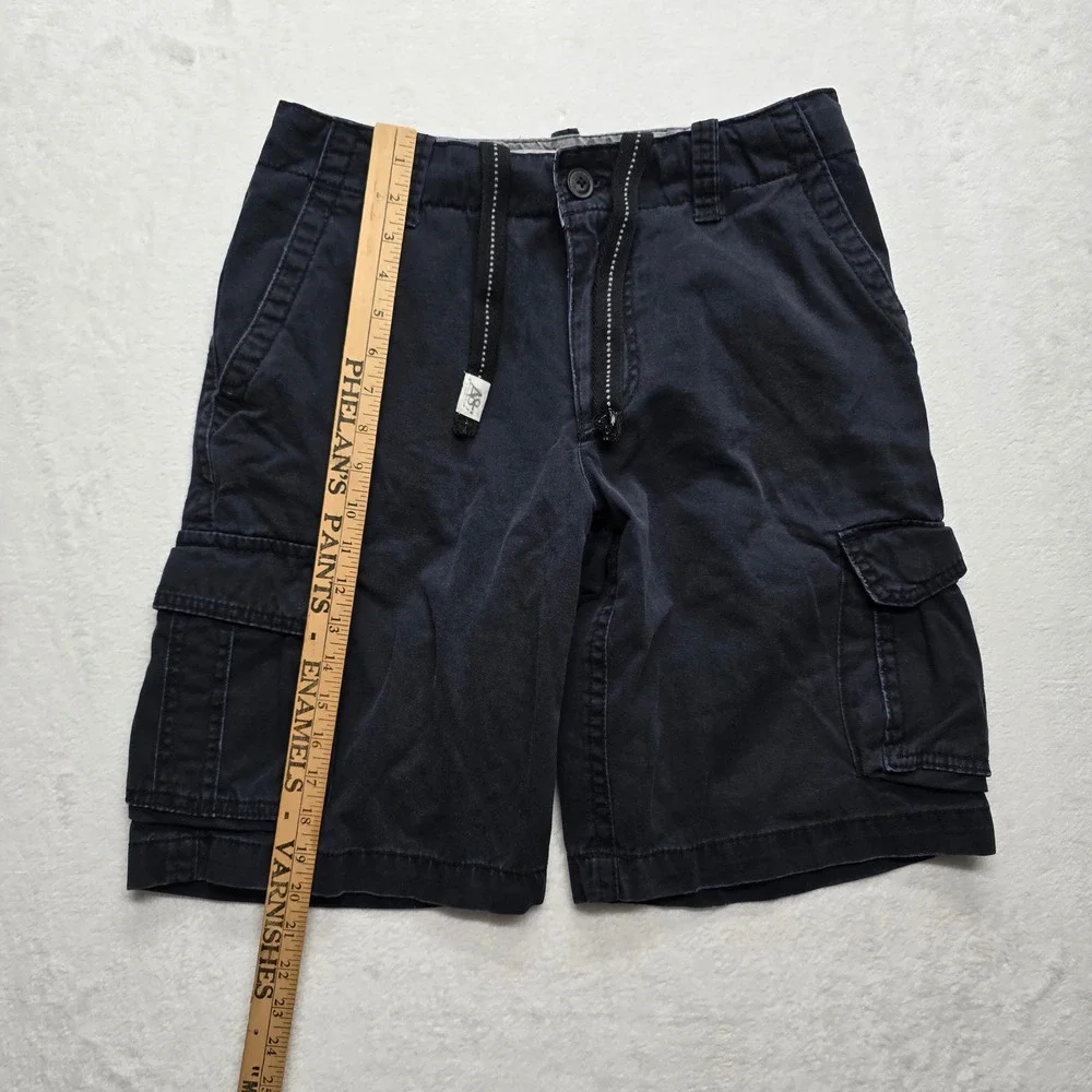 Aeropostale Cargo Shorts‎ Navy Casual Utility Drawstring Men 30